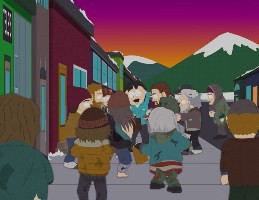 South Park 11x07 - Noc oživlých houmlesů (Night of the Living Homeless)